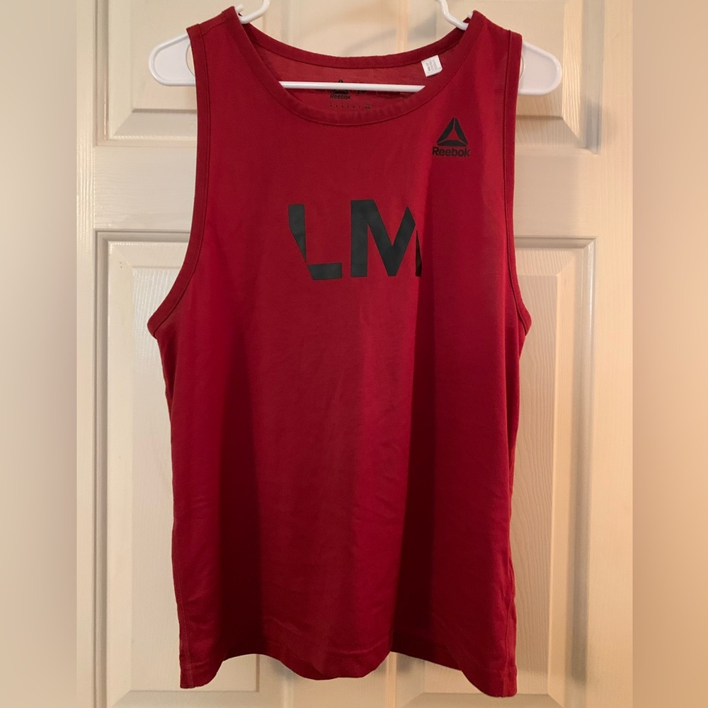 Medium Red Les Mills Reebok workout tank